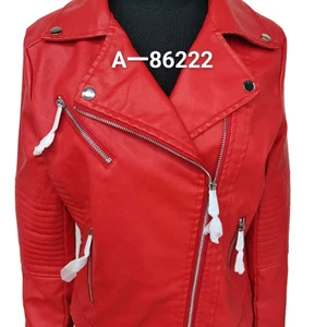 Newest Style Lady Jean Jacket Long Sleeve Woman Denim Jacket Womens Clothing Red Quantity Custom Coat Cotton Blue OEM Pockets