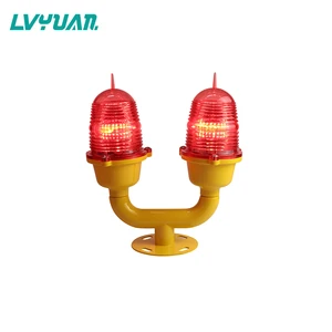 GS-LI/D Aviation Obstruction Light/FAA L-810 Certified Dual LED Obstruction Light/10+ Year Lifespan Aviation Obstruction Light