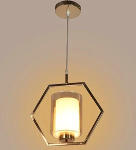 Latest Design European Modern Hanging Glass Lamp Brushed Gold Finish for Home Wholesale Price Low MOQ luxury Lamp