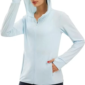 Sun Protection Rash Guard Jacket for Men Women - Fishing Shirts with UV Protection Hoodie UPF50+ Sun protection Outdoor Clothes