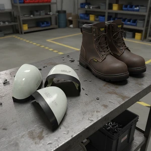 Fiberglass Toe Cap for Mens Safety Shoes Impact Resist Smash Proof Industrial Shoe Parts Glass Fiber Protective Toe Cover