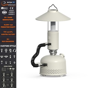 Rechargeable LED Camping Lantern Portable Magnetic Outdoor Tent Light 3-Speed Brightness Control