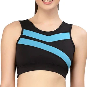 Women Running Sports Bra High for Padded Adjustable Straps Breathable Mesh Front Customizable Gym Yoga Fitness Workout