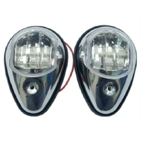 Professional Boat Navigation Side Lighting with Green/Red Lens DC 12V