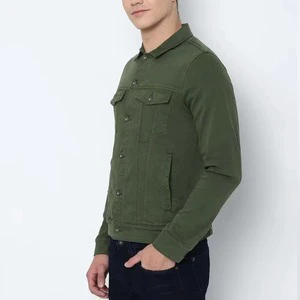High Quality Denim Jean Jacket for Men Casual Active Wear New Arrival Comfortable Men Denim Button up Coat Oversize Men Jackets