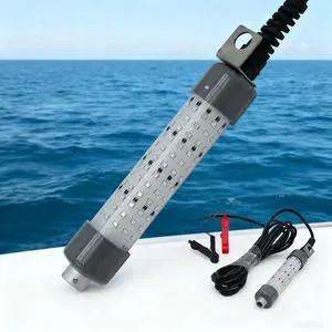 Factory Supply Green Fish Attracting Lights LED Fishing Lamp Deep Drop Light Night Fishing Lights Underwater 12V for Boat