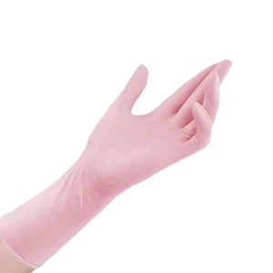 Disposable Nitrile Gloves 12 Inches Anti-static Silicone-Free 4/5 Mil Thick Finger Textured Protective Safety House Gloves