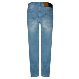Custom Men's Jeans Men Casual Streetwear Workout High Waist Jeans Denim Trousers Pants