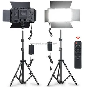 2024 New U800 LED Photo Studio Light 40W 50W Portable Video Recording Photography Panel Lamp for Game Live Video Lighting