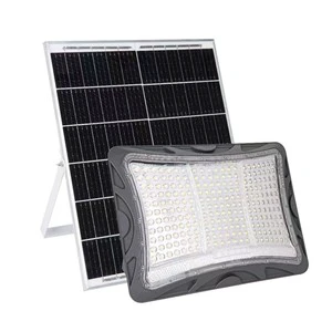 Newest Rechargeable Integrated Led Flood Light Photo Control Auto Motion Sensor Exterior Solar Power Charging