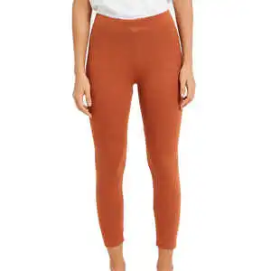 100 % Cotton Activewear Women Leggings Set Organic Cotton Yoga Pants Sustainable Yoga Leggings For Women High Quality Wholesale