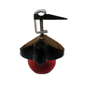 DL-S6216 Red LED Aviation Obstruction Light With Solar Power And Clamp Mount For High Altitude Use