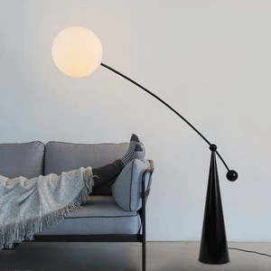 Nordic-style LED Living Room Floor Lamp Next to the Sofa with a Post-modern Light-luxury Trendy Creative Unique Design