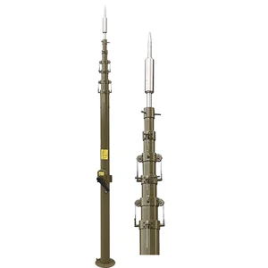 Mobile Solar Light Tower Mobile Telecom Trailer