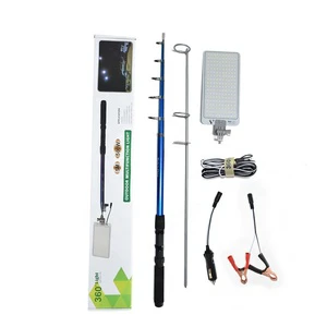 360Light Factory Outdoor Camping Tent Telescopic Fishing Rod Lantern Multifunctional Portable LED Camping Light IP65 Rated