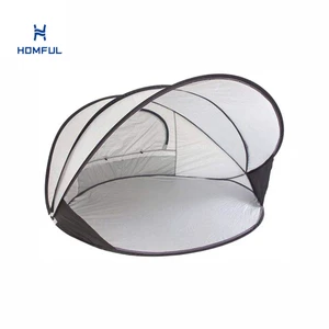 HOMFUL UV 50+ Portable Beach Shade Beach Sun Shelter Instant Pop Up Tent Beach Tent