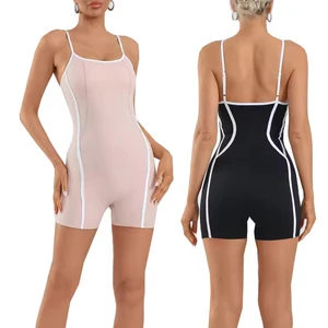 Women's Yoga Wear Backless Workout Gym Jumpsuit Sleeveless Sports Bodysuit Bodycon Sports Jumpsuit