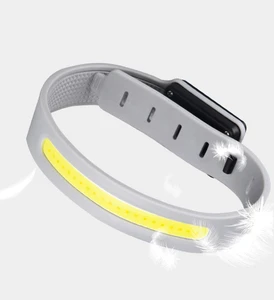 Safety Running Gear Jogging Lamp LED ArmBand Outdoor COB Walk Light Wrist Band USB Rechargeable Running Light for Runners