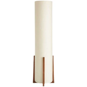 Lamp Factory Customized Wooden Base Floor Lamp With Fabric Lampshade Japanese Stylish Designed Floor Lamp Light with Lampshade