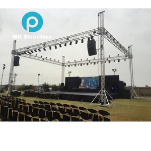 Wholesale Aluminum Spigot Lighting Stage Truss with Roof for Outdoor Concert Stage Truss Display