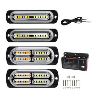 Wireless Remote Control LED Grille Light for Automotive Front Grill with Remote Waterproof Design