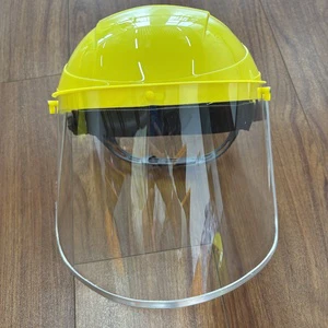 Garden Tools Protection Shield Transparent PVC Face Mask for Preventing Splashes Stones Wood Chips Impact