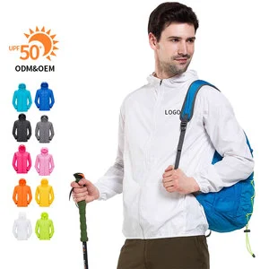 Factory Price Custom Logo UPF 50+ Summer Sun Protection Jacket Clothing Outdoor Cool Anti-UV Clothes Rash Guard