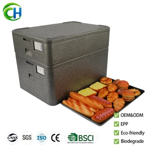 Lightweight Eco-Friendly Degradable Safe EPP Foam Cooler Box Waterproof Protective Food Keep Fresh Packaging Cushioning Material