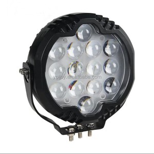 Yoijoys 140W DC IP67 Waterproof LED Warning Light For Warehouse Moving Overhead Crane Safety System With Red & Blue Spot