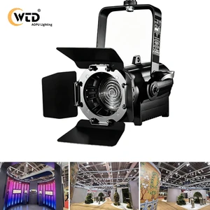 AOPU Wholesaler Professional 60W 4IN1 MIni Zoom LED Fresnel Light DMX Theater Lights Fresnel Stage Light for TV Studio