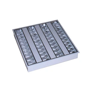 Factory Direct Sales Ceiling Grille Light T5/T8 Recessed Indoor Reflector Grille Lamp Grille Fluorescent Lighting Fitting