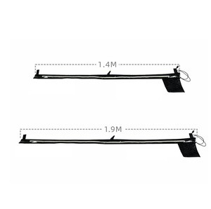 1.4M/1.9M USB LED Camping Light Strip, Waterproof Outdoor String Lights for Car Awing RV Tent
