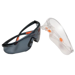 Custom Larger Size Anti-Scratch Safety Goggles Clear Protective Eyewear Safety Glasses for Work Lab Motorcycle Riding