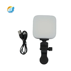 RGB Pocket LED Video Light Photography Fill Light 2500K-9000K for Smartphone and Camera Use Light