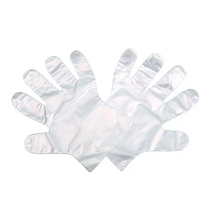 Disposable PE Inspection Gloves Beauty Salon Food Latex-free Gloves Medical Consumables Disinfecting Gloves for Hospital