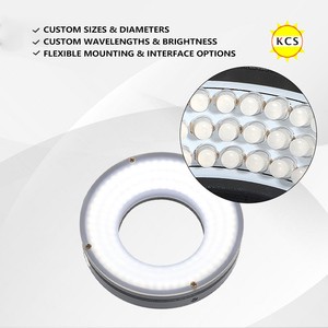Machine Vision LED Ring Light | High Brightness Industrial Inspection Light | Uniform Illumination | Custom Size Voltage Power