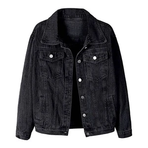 Winter New Men's High Street Quilted Denim Jacket Trendy Casual Lapel Washed 2023 High Quality