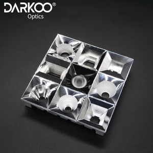 LED Grille Light Reflector With Holder 38*38mm Small Size Square Reflector