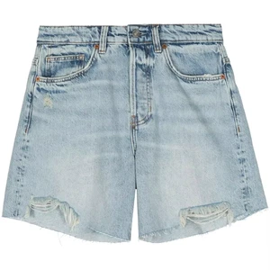 Women's High Elasticity Denim Shorts Custom Design Washed Slim Fit Breathable Casual Leisure Clothing Comfortable for Summer