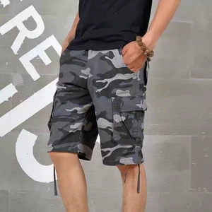 Baggy Denim Camo Shorts for Men High Quality Fashionable Streetwear Casual Jorts Wide Leg Pants Workwear for Summer