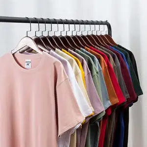 240GSM 100% Cotton Oversize T-Shirt Heavy Weight 3D Embossed Premium Fashion Plain Graphic Custom Men Women Casual Tees