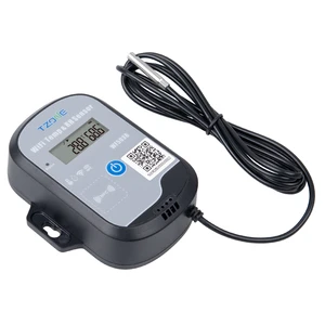 Upgraded Industrial Cold Room Thermometer Humidity WiFi/NFC Function Long-lasting Battery Wall Mounted Temperature Recorder