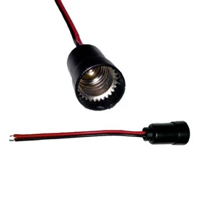 E12 Lamp Holder with Line Lamp Candlestick Small Bulb Project Lampholder Socket