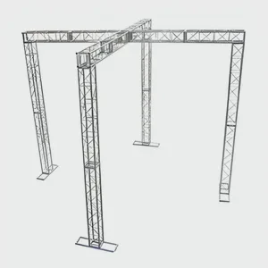 X-shaped Galvanized Steel Dance Floor Kit A20 Gauge 3.20m X 4.20m Rectangular Base 110kg