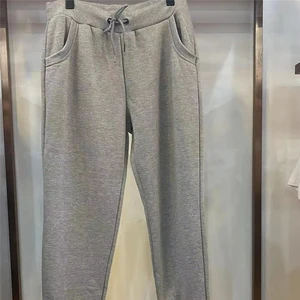 Unisex Custom Logo Embroidered Worsted High Straight Fit Eco-Friendly Breathable Fleece Sweatpants-Casual Jogging Bottoms for