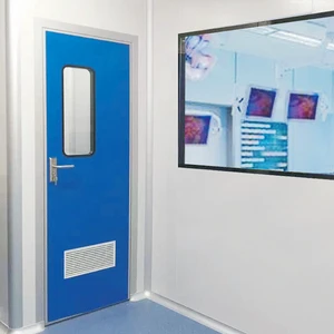 Cleanroom Hospital Steel Swing Door With Modern Design For Lab Use