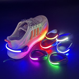 Sports Luminous Shoe Clip For Outdoor Night Running & Cycling Flashing LED Shoes Light For Safety Warning