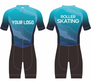 Custom Unisex Running Jumpsuit Track and Field Uniform Triathlon Cycling Jumpsuit Roller Speed Skating Suit Running Jersey
