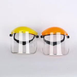 Wholesale Safety Face Shield Protective Face Shield PVC Mask for Impact Protection Splash Dust Oil Fume Safety Mask