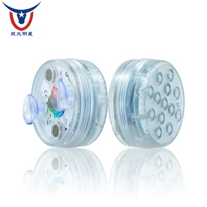 Underwater Submersible LED Pool Lights with Magnet & Suction Cups IP68 Waterproof for Pond Fountain Fish Tank Aquarium Lighting